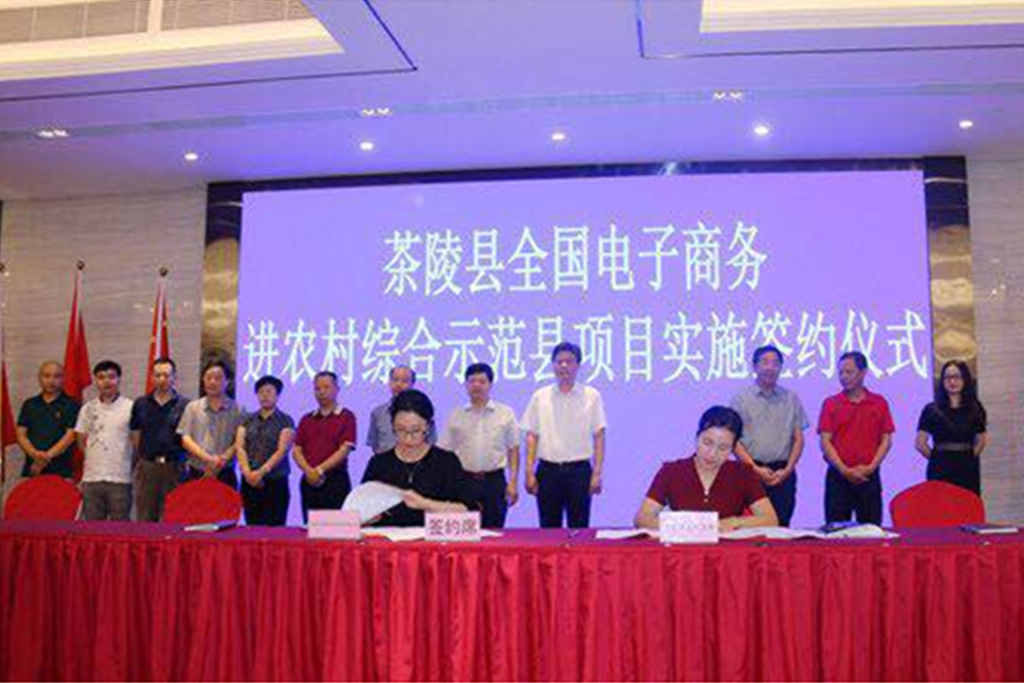 湖南茶陵县县长江小忠爱体育官方端网站登录入口进行签约